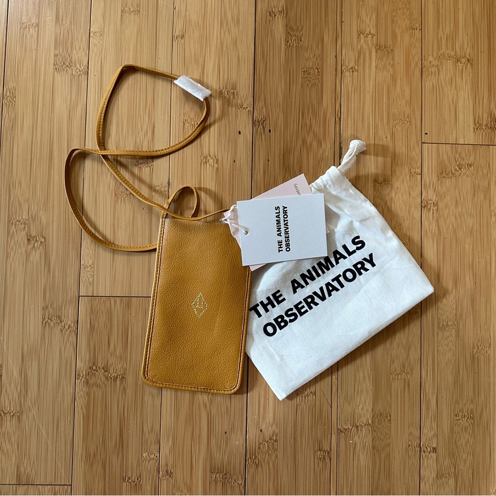 NWT The Animal Observatory leather sling bag 🐪